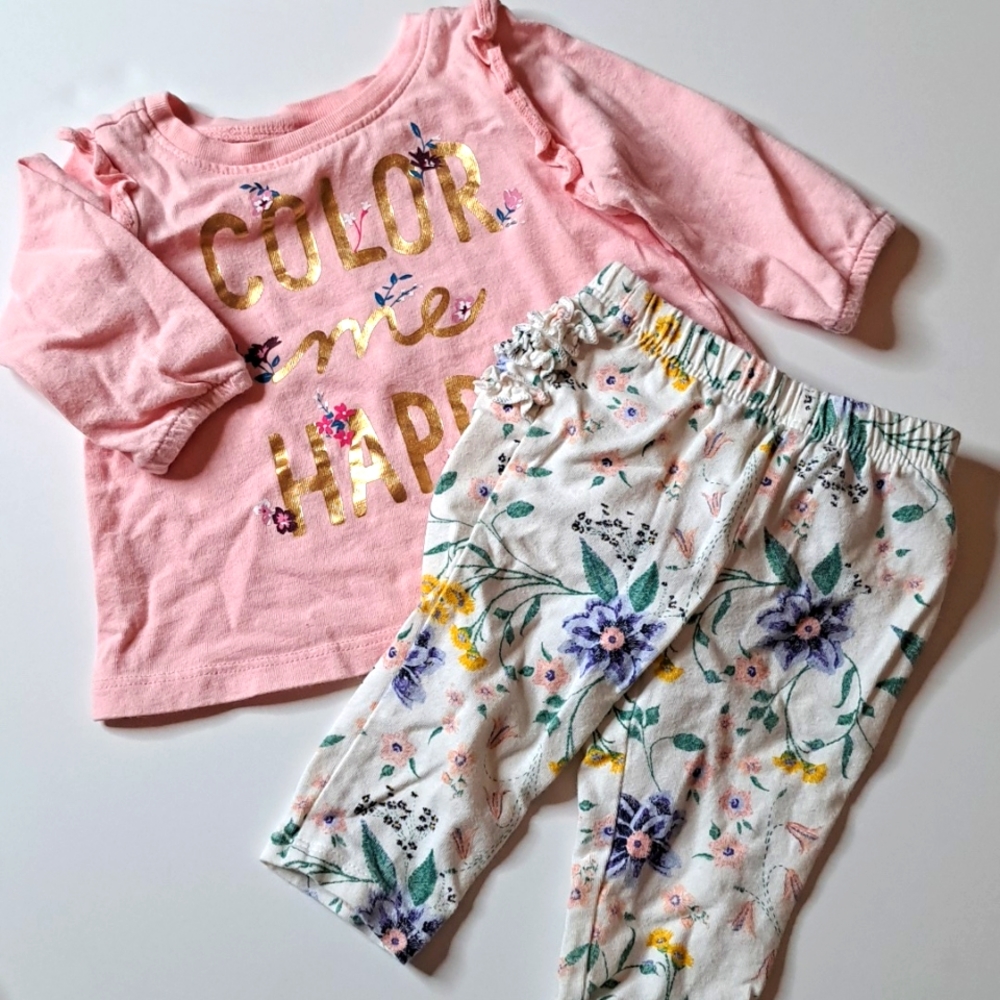 OLD NAVY INFANT 2 PIECE SET 3-6 MONTHS